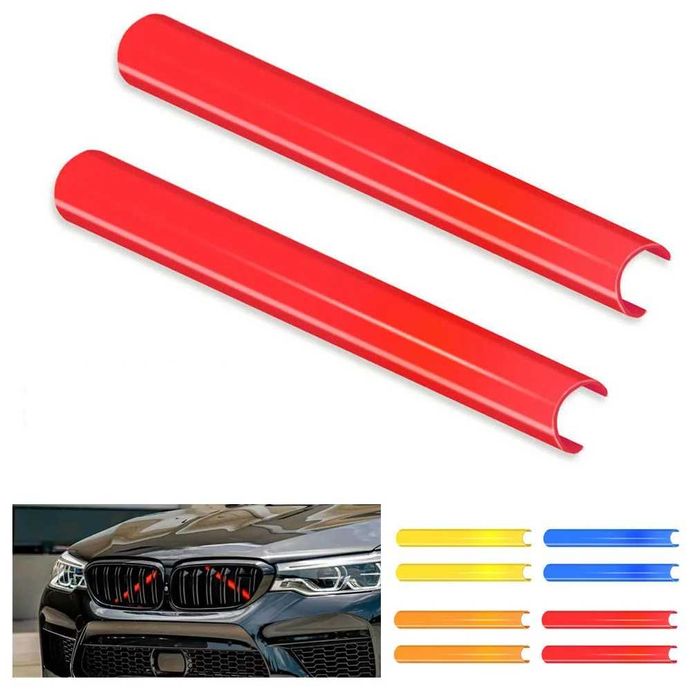 2 бр ABS лайстни за решетка за BMW F10 / F11 / F02 – 34 см – Декорация