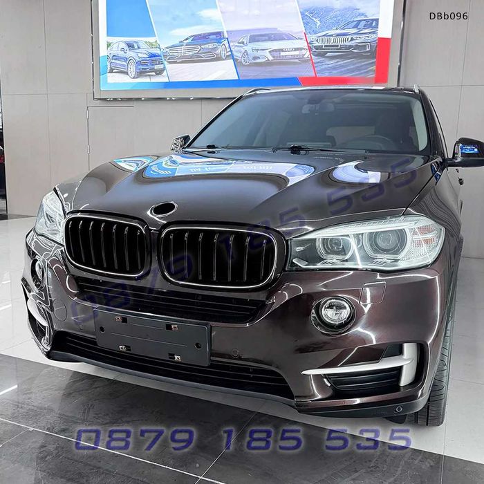 Светещи LED бъбреци BMW X5 X6 F15 F16 черен гланц DBb095 тунинг предни решетки бмв х5 х6 с лед светлини