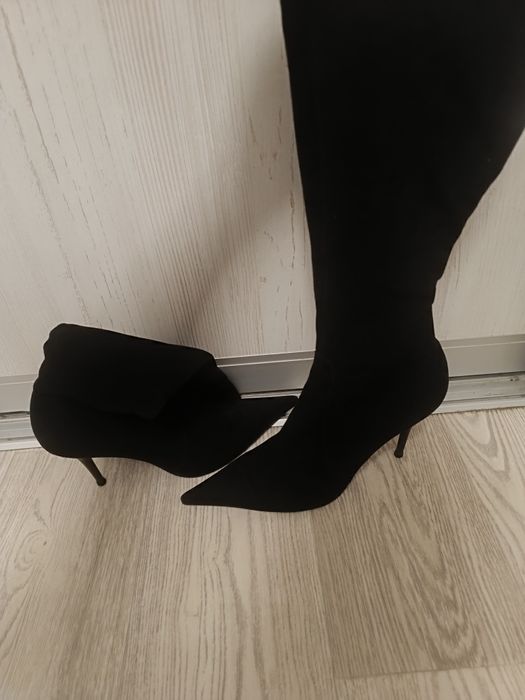 Сапоги замш натурал 39 размер