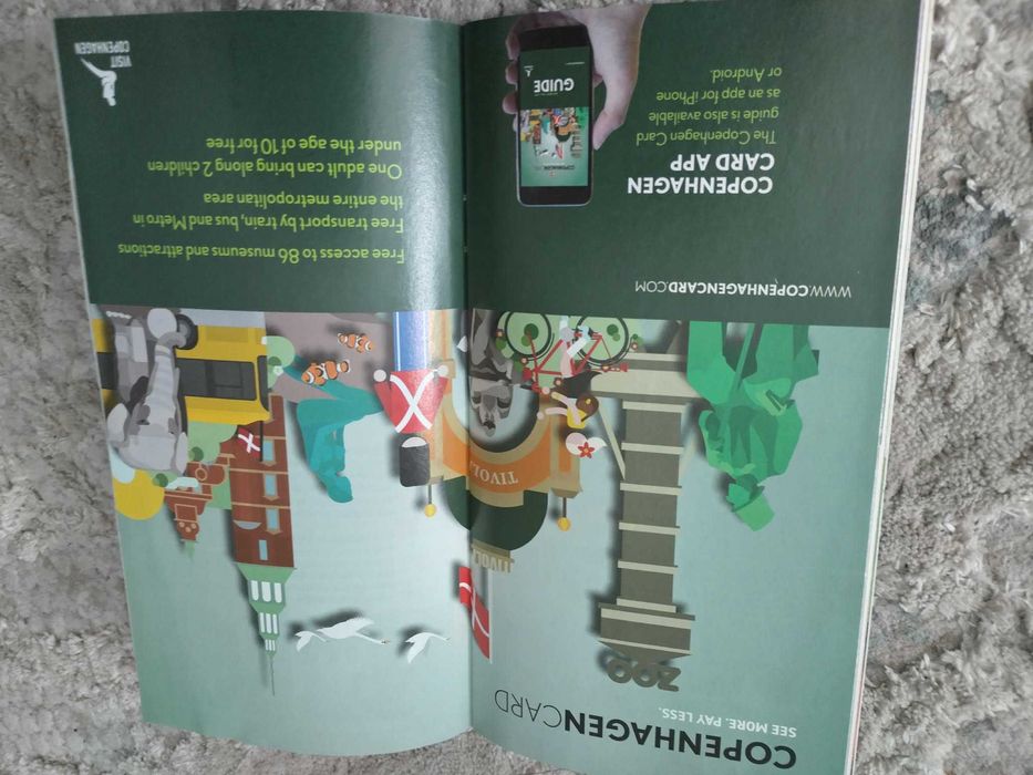 Справочник пътеводител Копенхаген на английски език