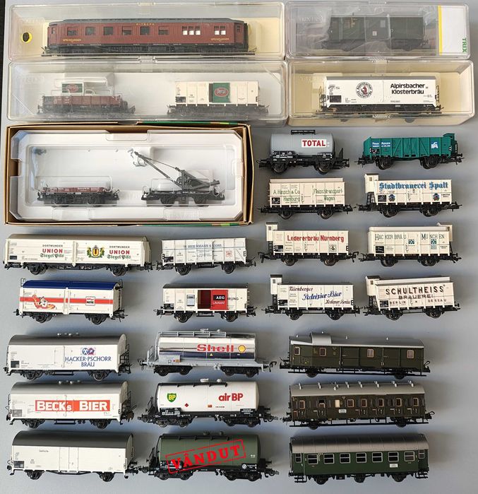 Vagoane trenulet electric H0 Trix, ACME, Heris, Kleinbahn. etc