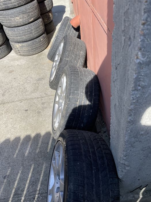 Jante aliaj Mercedes R17 + cauciucuri 5 x 112