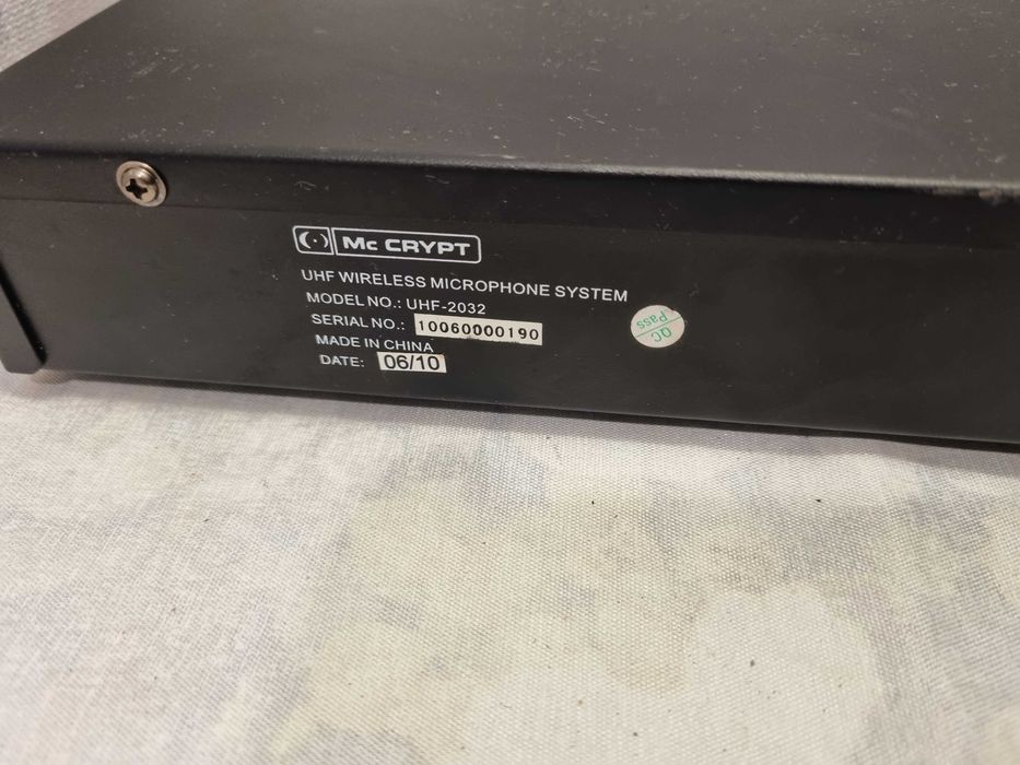 Reciver microfon McCrypt UHF-2032