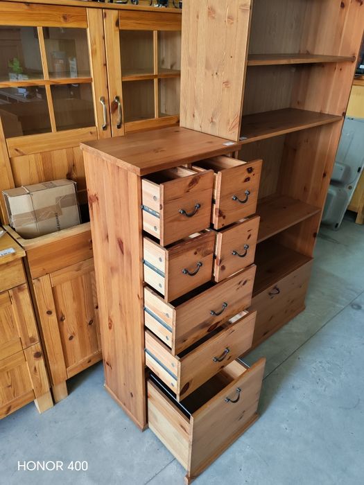 Comoda și biblioteca din Lemn Masiv - Mobila Germania