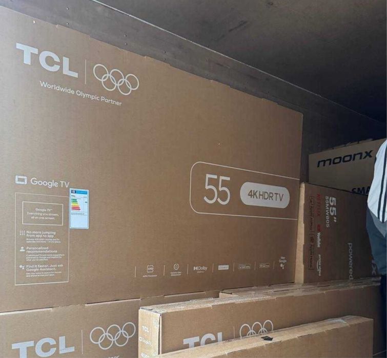 Телевизор TCL 55V6C 4K 2025 GoogleTV Доставка + Установка