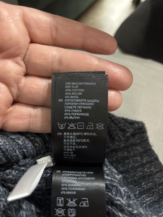 Чисто нов пуловер с шал яка