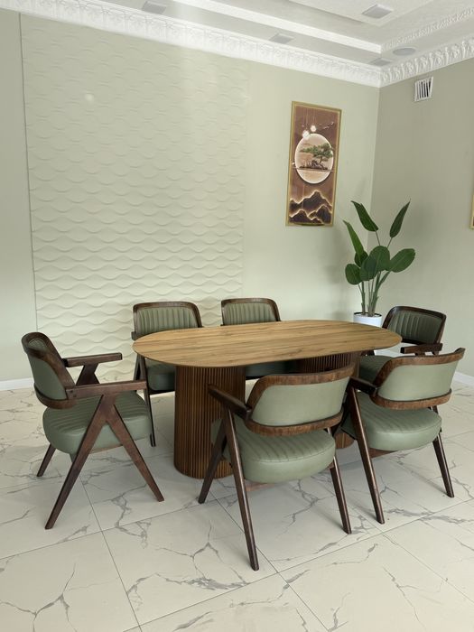 Стол ва стул 6 кишилик НОВА