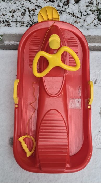 Детска шейна с кормило и спирачки