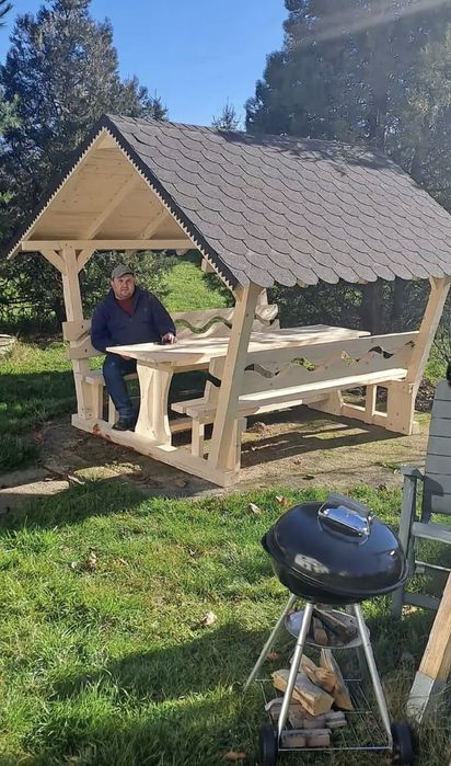 Foisor lemn 6/8 persoane