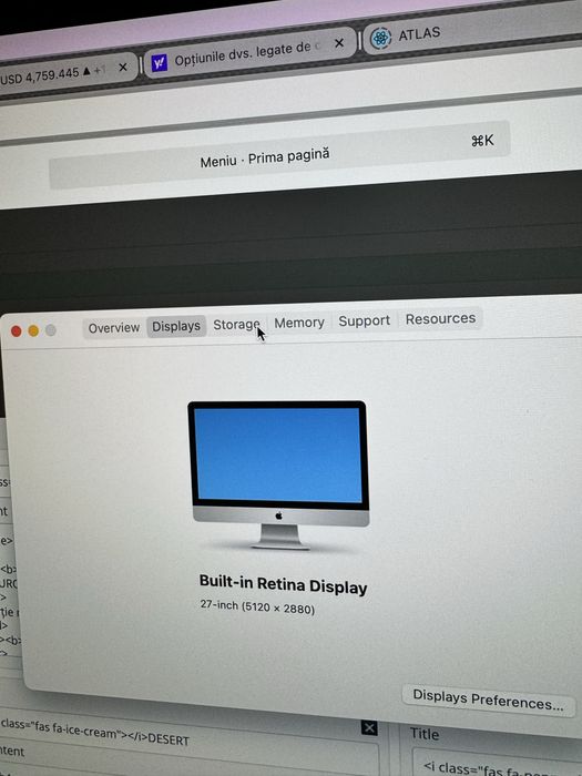Vand iMac 27” late 2015 1 Tb