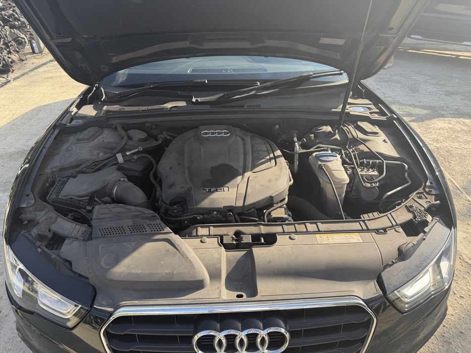 Fata completa audi a5 facelfit sline 2014 cabrio bot complet motor 1.8 tfsi cjeb LY9B bara capota far aripa
