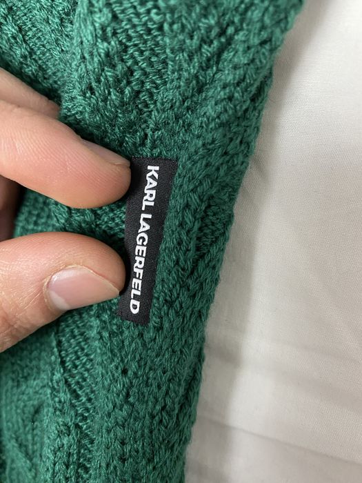 Pulover din lână Karl Lagerfeld nou cu eticheta