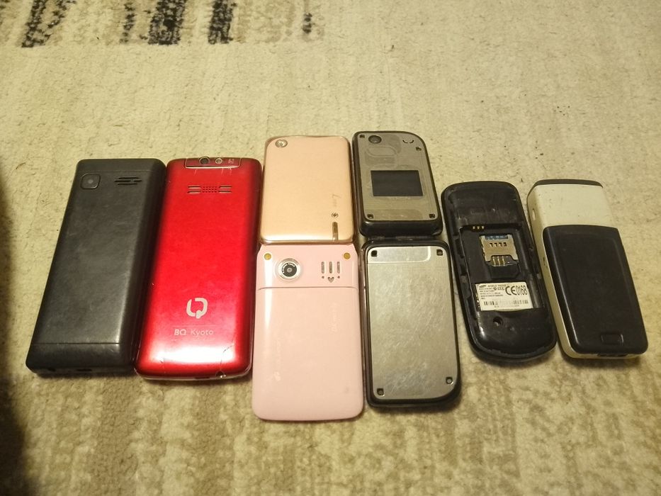 Knopkali telefonlar: Vertex, Kyoto, DK mobile, Nokia, Samsung, Nokia