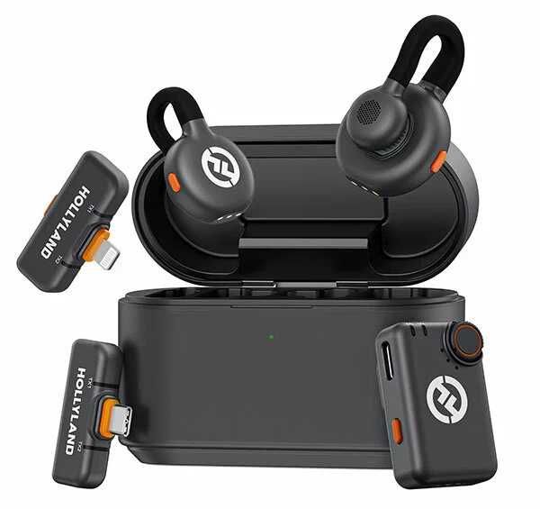 HOLLYLAND Lark M2S Премиальный звук Компактный беспроводной микрофон