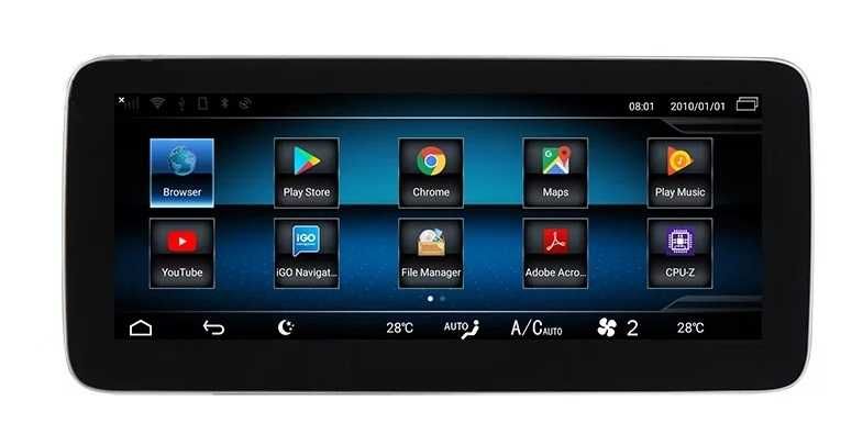 Navigatie Android Mercedes GLA CLA A CLASS  Carplay Internet BT