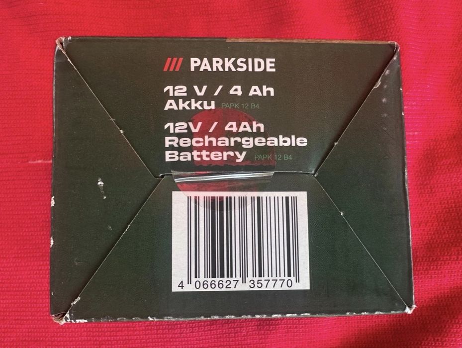 Parkside 12V 4Ah батерия