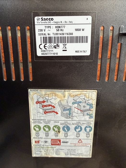 espressor saeco moltio