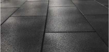 Каучукова настилка/гумена фитнес  настилка-плоча 100×50×2см Висок клас