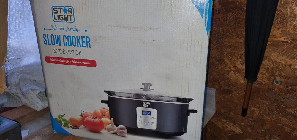 SLOW COOKER, Aparat Digital de gatit, 6L., Vas Ceramică, NOU-Sigilat