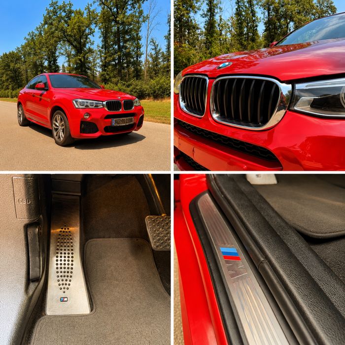 BMW X4 xDrive20d M sport | 2017 | 190 cp / Pachet M / Piele Maro/ Full LED