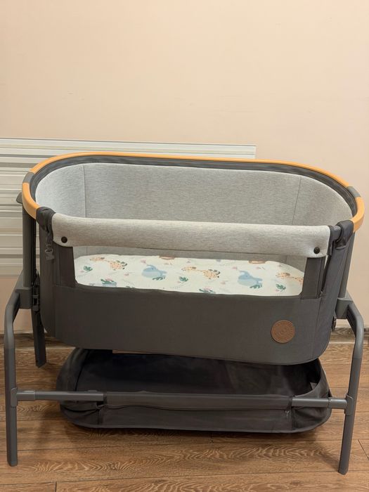 Неразличима от нова! Кошара Co-SLEEPER Maxi-Cosi Iora Air, EcoCare, 0 - 6 месеца, Beyond Graphite