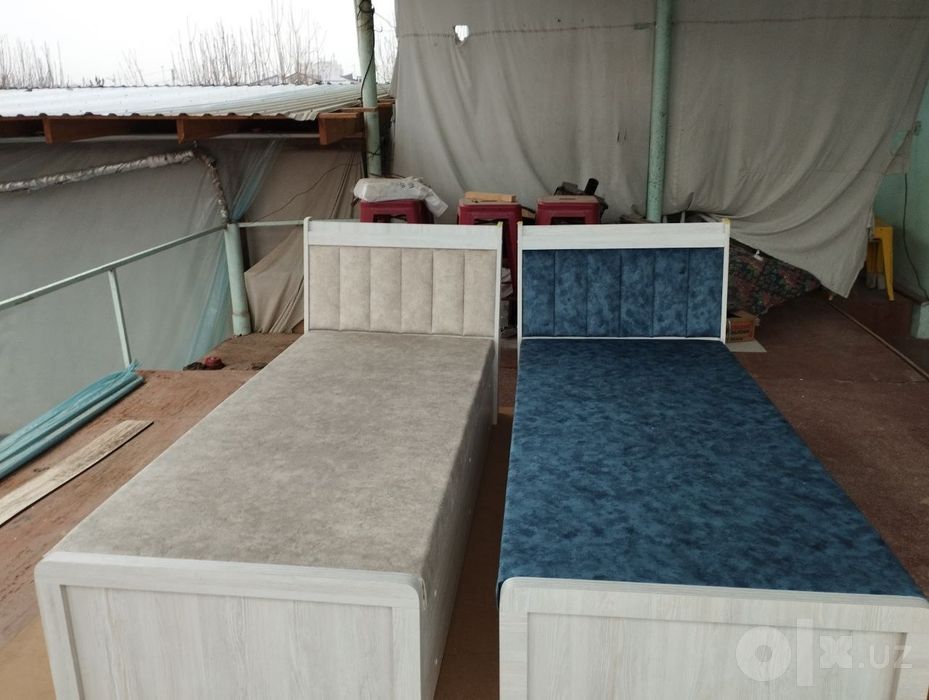 Bir kishilik teglari sandiqli judayam sifatli karavatlar 1.250 mindan