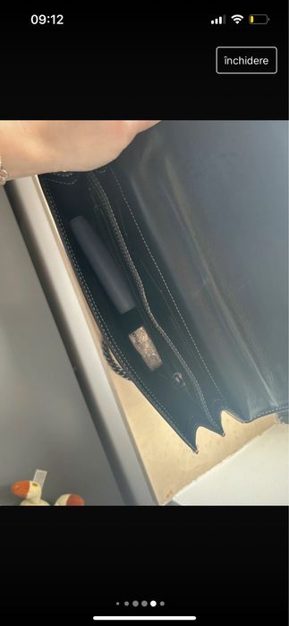 Geanta Musette - piele naturala