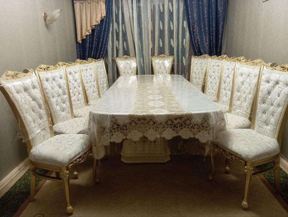 Yangi 12 kishilik stol stul