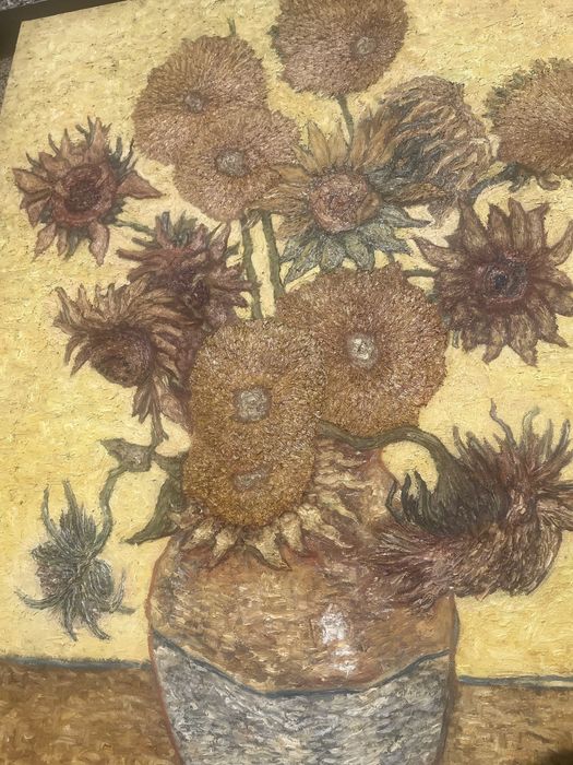 Картина вдъхновена от Ван Гог- “слънчогледи” 90х70