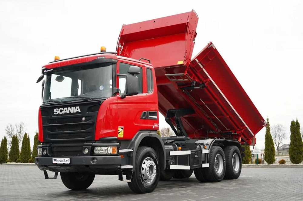 Scania G 370 / 6x4 / BASCULĂ DUBLU / HYDRODOLTA / BOARDMATIC / AUTOMATĂ / EURO 6