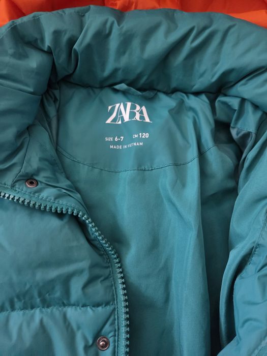 Geaca Zara baieti puf 120 cm, 6-7 ani