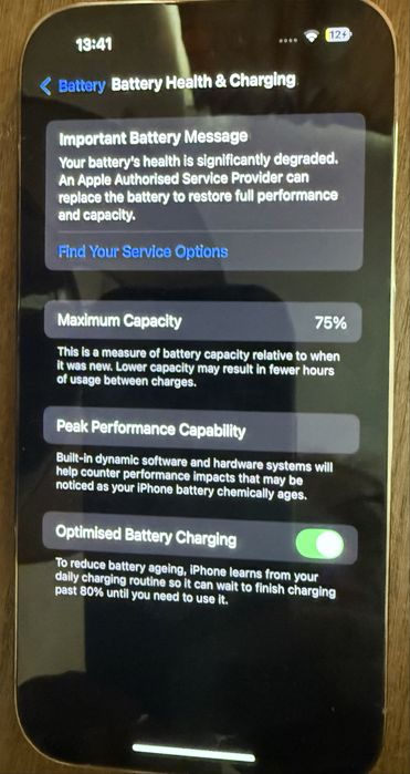 Iphone 14 pro gold 128 МВ и 75% батерия