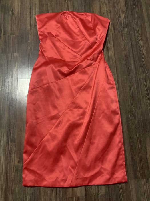 Rochie de seara portocalie