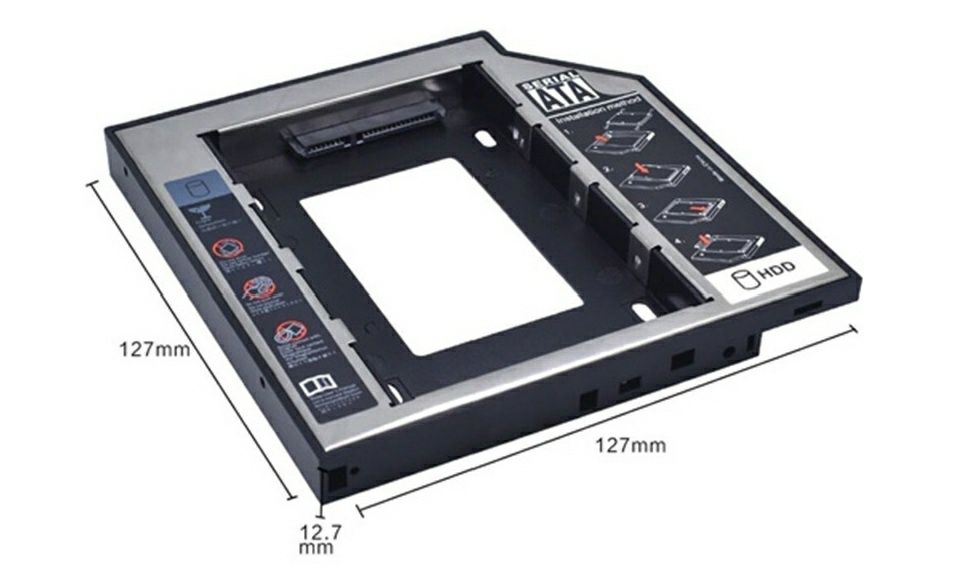 Переходник ViTi SATA - SATA Optibay 9.5 - 12.7