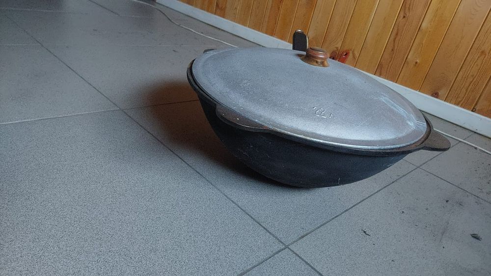 Продам казан и печка в комплекте