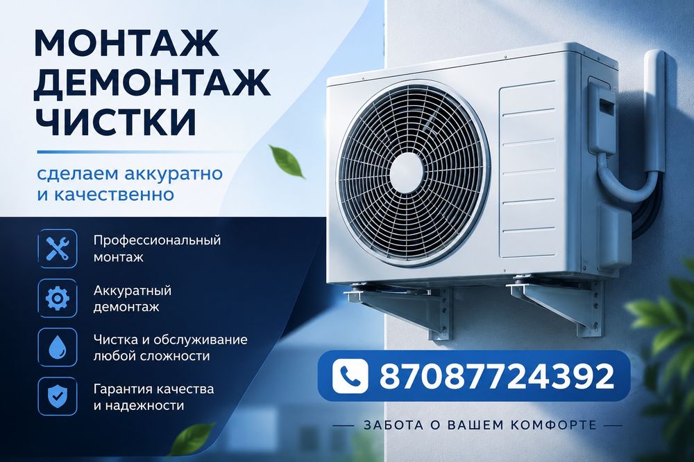 Установка кондиционера