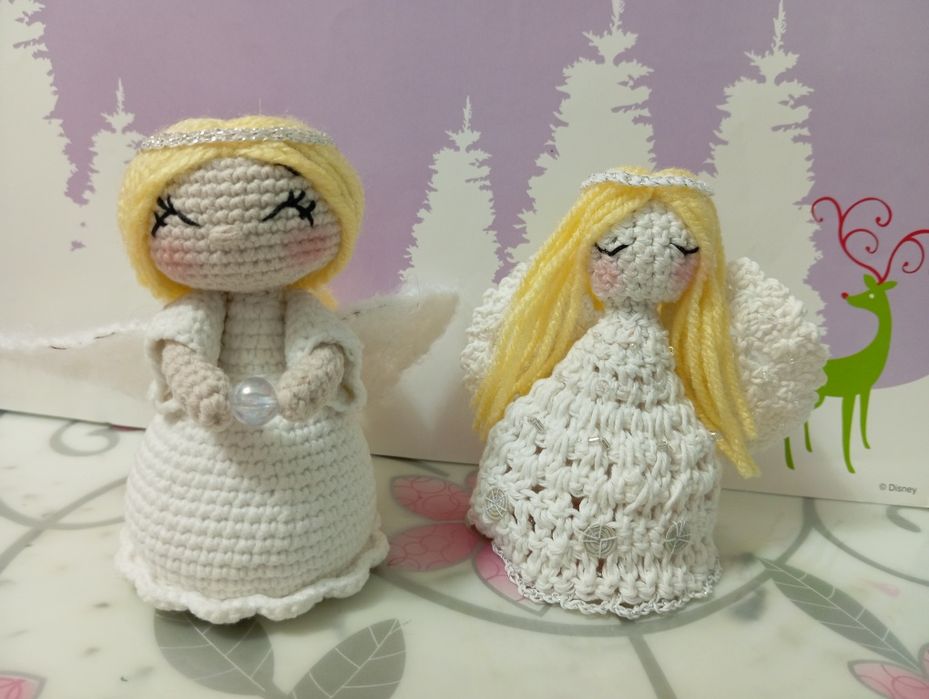 Ангелочки и собачка Варежка.