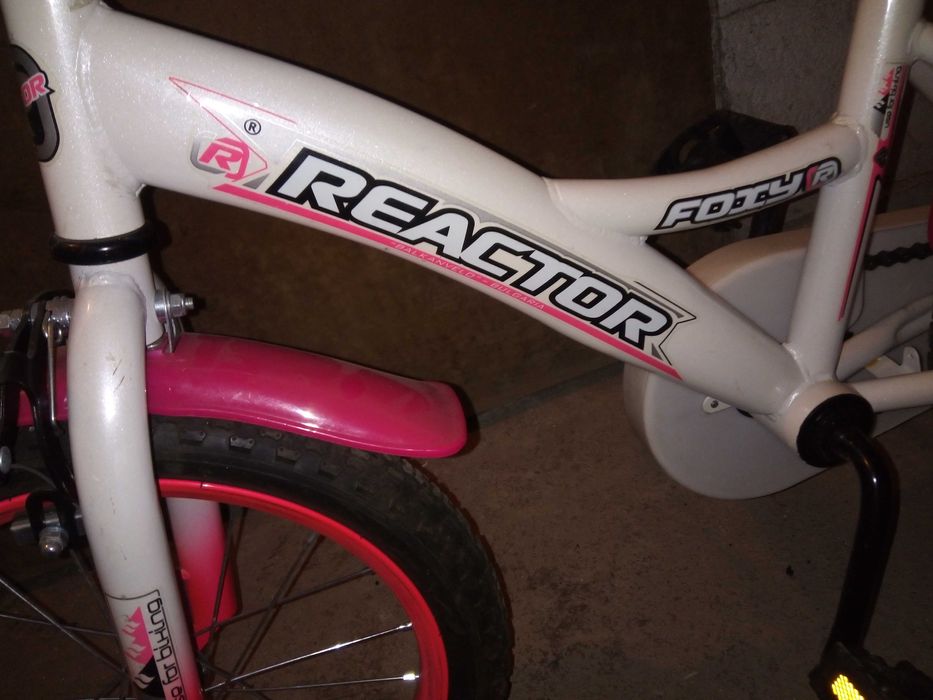 Детски велосипед REACTOR Foxy Girl 16 цола Розов за момиче колело