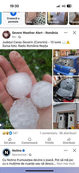 PDR/Grindină - Reparații lovituri de grindina indreptat fara vopsit