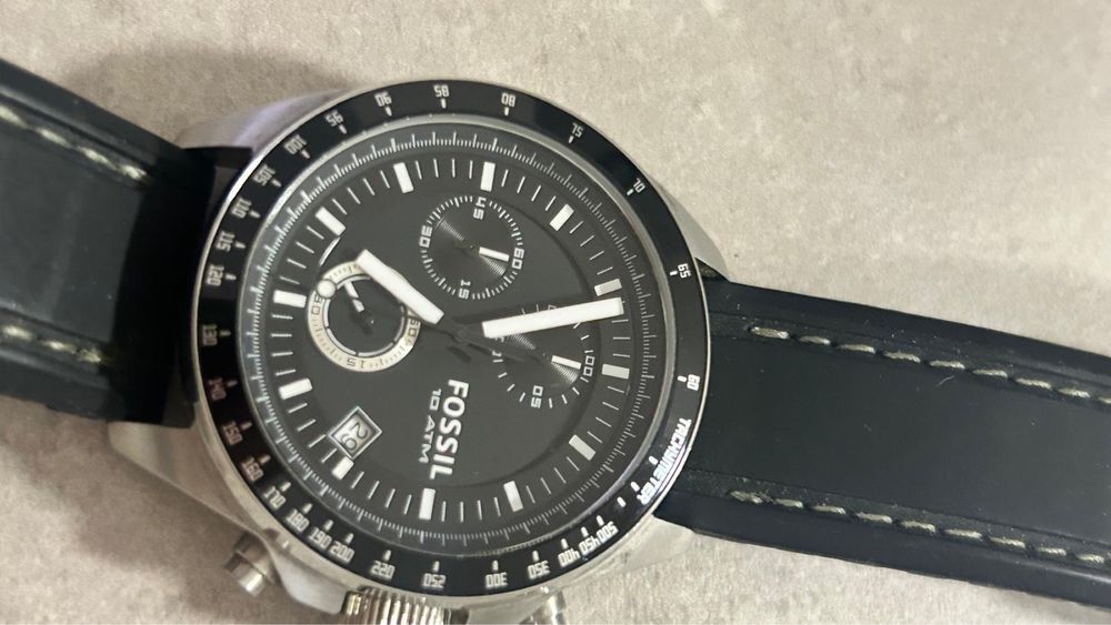 Ceas Fossil Chronograph CH2573, 10 ATM, sport/elegant – stare bună