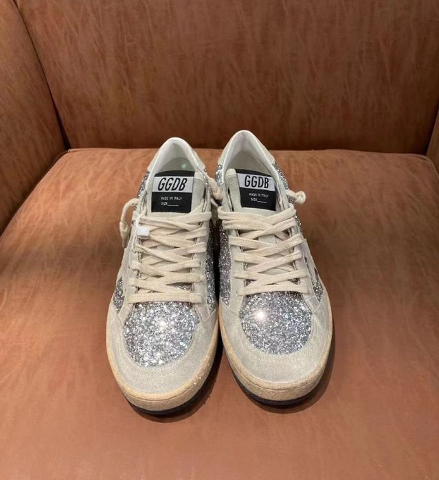 Golden Goose Silver Glitter