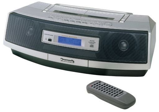 Магнитола Panasonic RX-ED50 (двухкассетник, CD, радио).