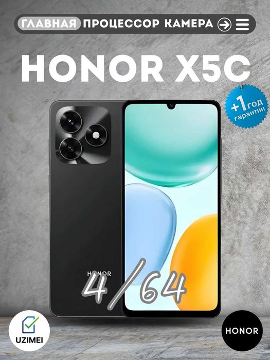 Honor x5c smartfon maxsuloti siz istagan narxda.