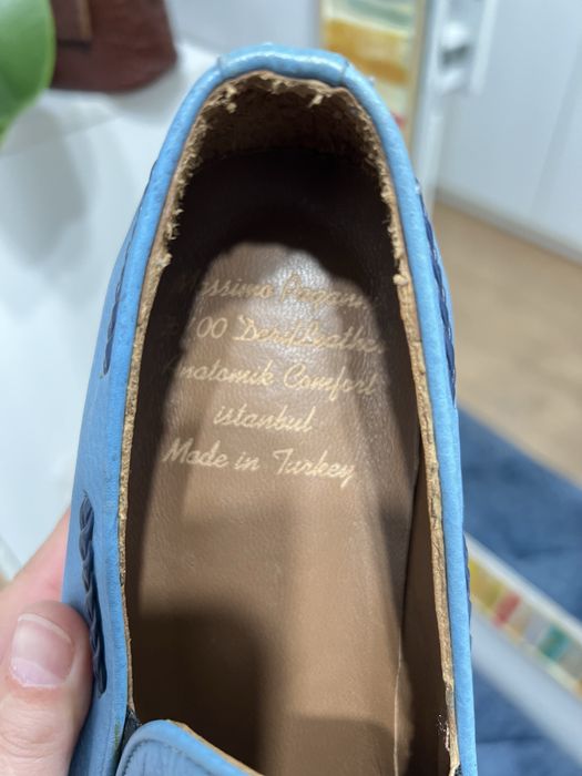 Кожанные лоферы. Турецкий бренд. Размер 42