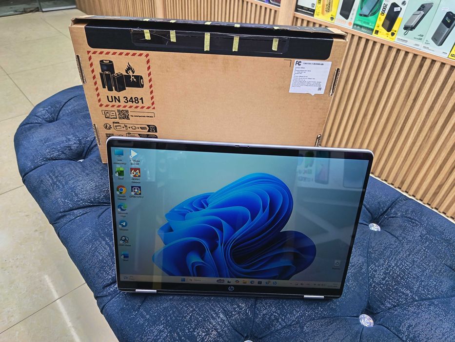 Hp Omnibook 5 flip yengi ideal.