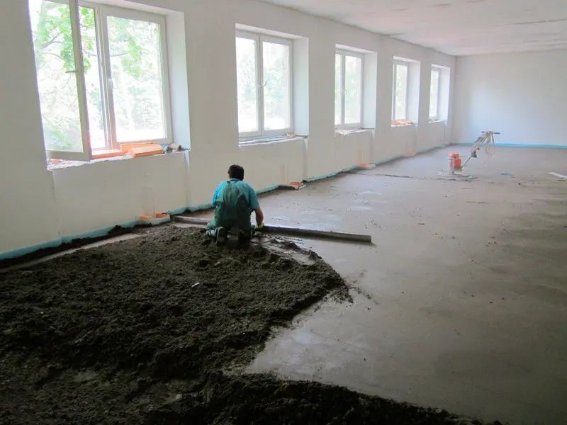 Полусухая стяжка пола