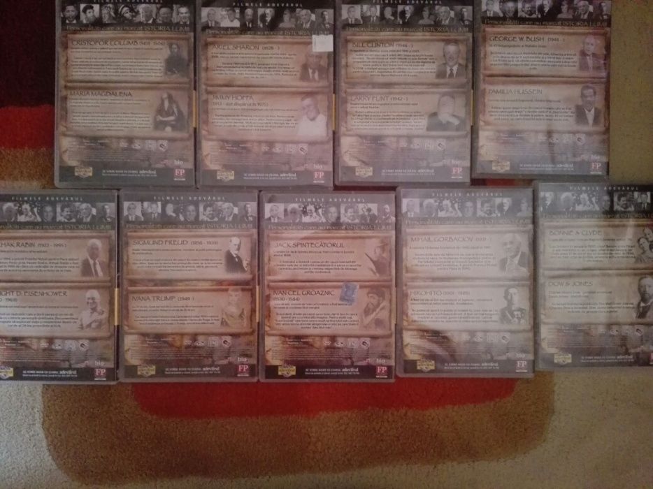 Colectia ,,Personalitati care au schimbat istoria omeniri ,17 dvd_uri