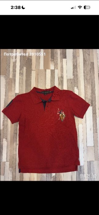 USPA polo ralph lauren риза