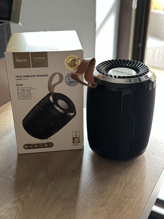 Boxa noua portabila Hoco, BS39, rezistenta la apa, Neagra