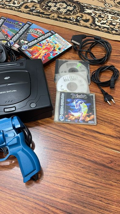 Sega Saturn Model 2 Pachet Colecție: Story of Thor 2 + Accesorii Rar